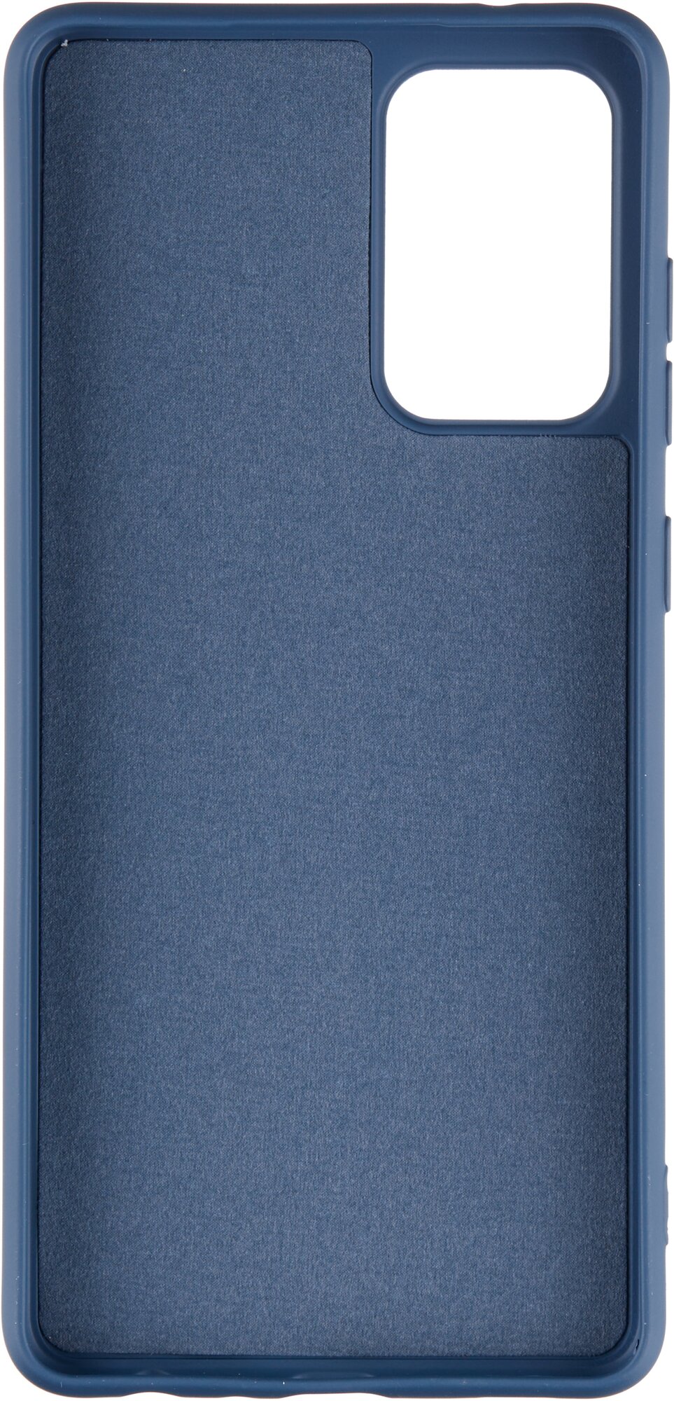 Чехол накладка Deppa Soft Silicone для Samsung Galaxy A72 (2021), синий, PET синий - фото №2