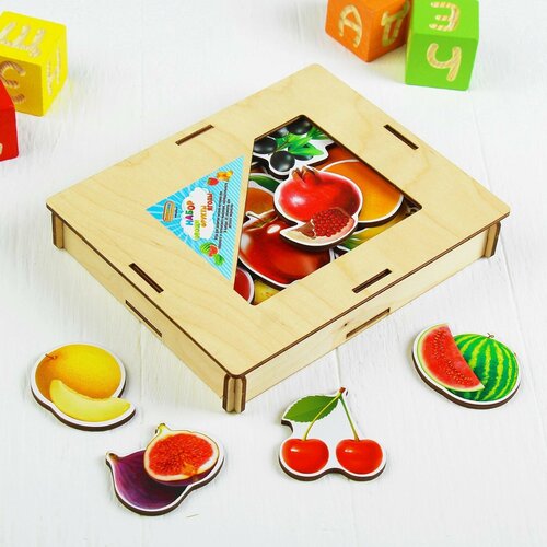 Обучающий набор «Овощи, фрукты, ягоды» обучающий набор овощи фрукты ягоды