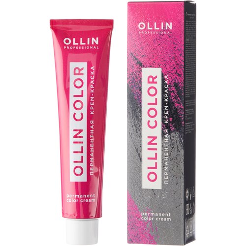 OLLIN Professional Color перманентная крем-краска для волос, 5/5 светлый шатен махагоновый, 60 мл перманентная крем краска для волос ollin color 60мл 5 5 светлый шатен махагоновый