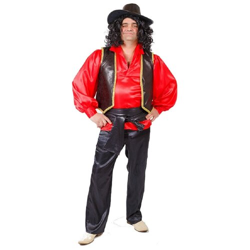 Костюм Цыган в красной рубахе взрослый (48) костюм красной шапочки взрослый женский