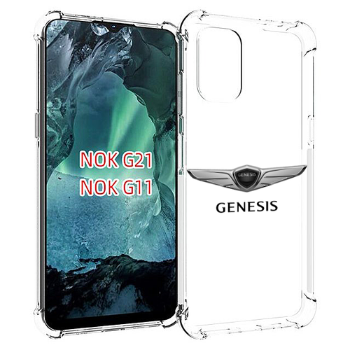 Чехол MyPads genesis-3 мужской для Nokia G11 / G21 задняя-панель-накладка-бампер