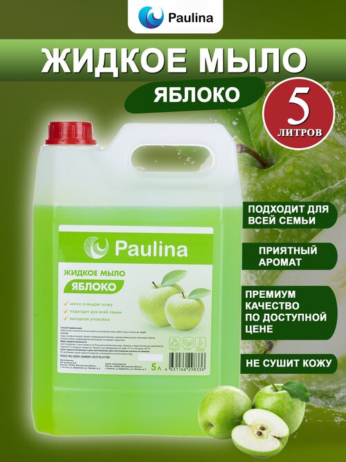 Жидкое мыло Paulina/Паулина 5 литров в канистре с ароматом 