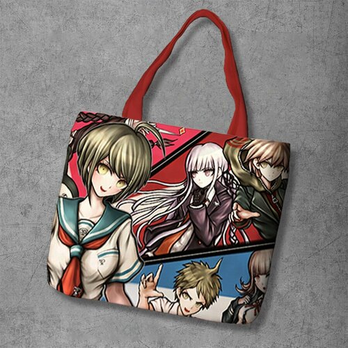 фото Сумка шоппер anime dakimakura, фактура рельефная, мультиколор