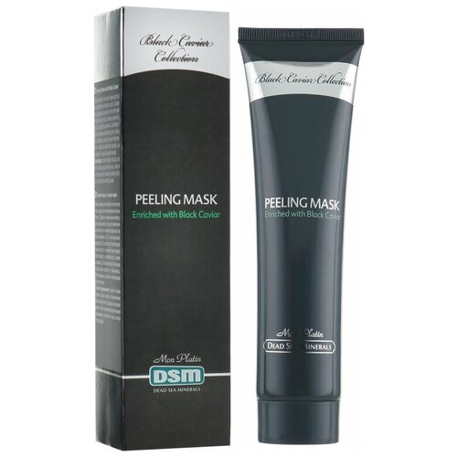 пилинг маска для лица на основе натуральной черной икры Mon Platin Peeling Mask enriched with black caviar израильская косметика интернет магазин купить косметику отзывы спб мск