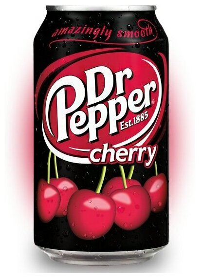 Dr.Pepper Cherry 0.355л Упаковка 12 шт - фотография № 3