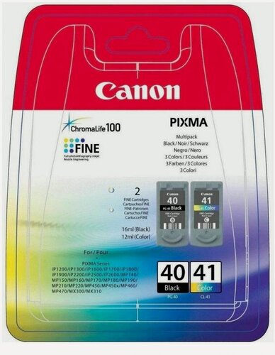 Изображение товара Картридж CANON PG-40 + CL41 к Pixma MP150/170 набор черный + цветной