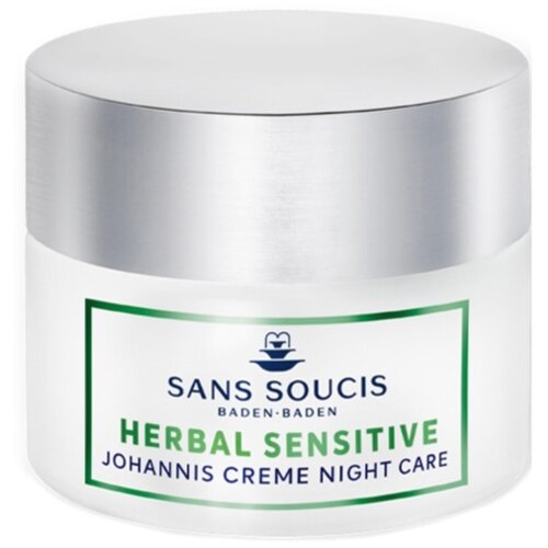 Sans Soucis Herbal Sensitive Night Dry skin Травяной ночной крем глубокого увлажнения 50мл