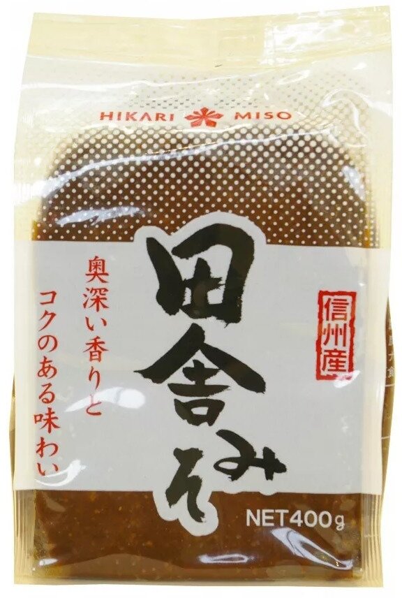 Мисо паста соевая красная HIKARI MISO (по-деревенски), 400 гр, Япония