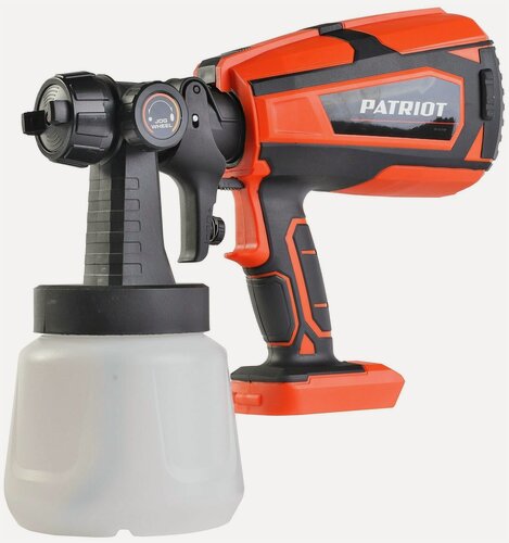 Изображение товара Краскопульт аккумуляторный PATRIOT SG 300 UES, 350 мл/мин, объем 1000 мл, диаметр сопла 1.5мм, без аккумулятора