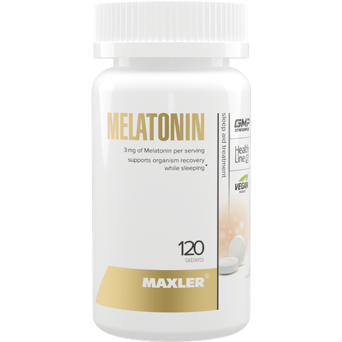 Купить Мелатонин Maxler Melatonin 3 мг, 60 таблеток
