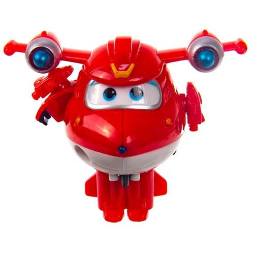 Мини трансформер Super Wings Заряженный Джетт артынаудаление супер крылья мини робот трансформер заряженный джетт super wings