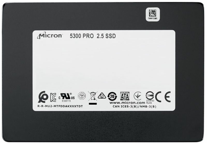 Накопитель SSD Micron 5300PRO 480Gb (MTFDDAK480TDS-1AW1ZABYY) - фото №14