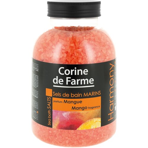 CORINE DE FARME Соли для ванн морские Манго, 1300 г соли для ванн морские лаванда corine de farme lavender 1300 гр