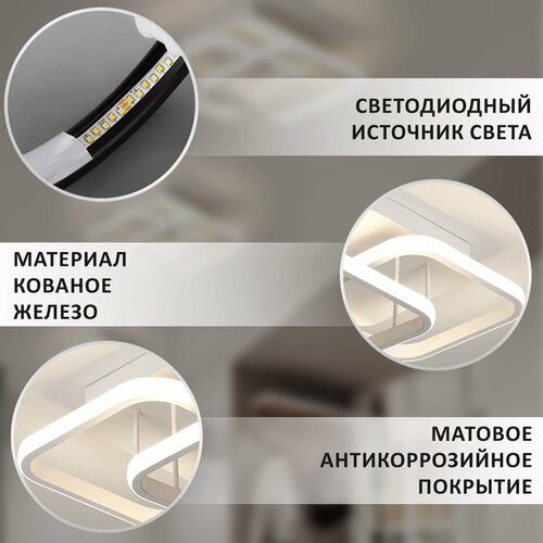 Светильник потолочный LED 22 Вт, холодный свет