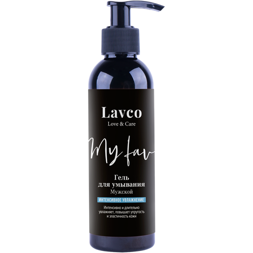 Гель для умывания Lavco мужской интенсивно увлажняющий 200мл 659₽