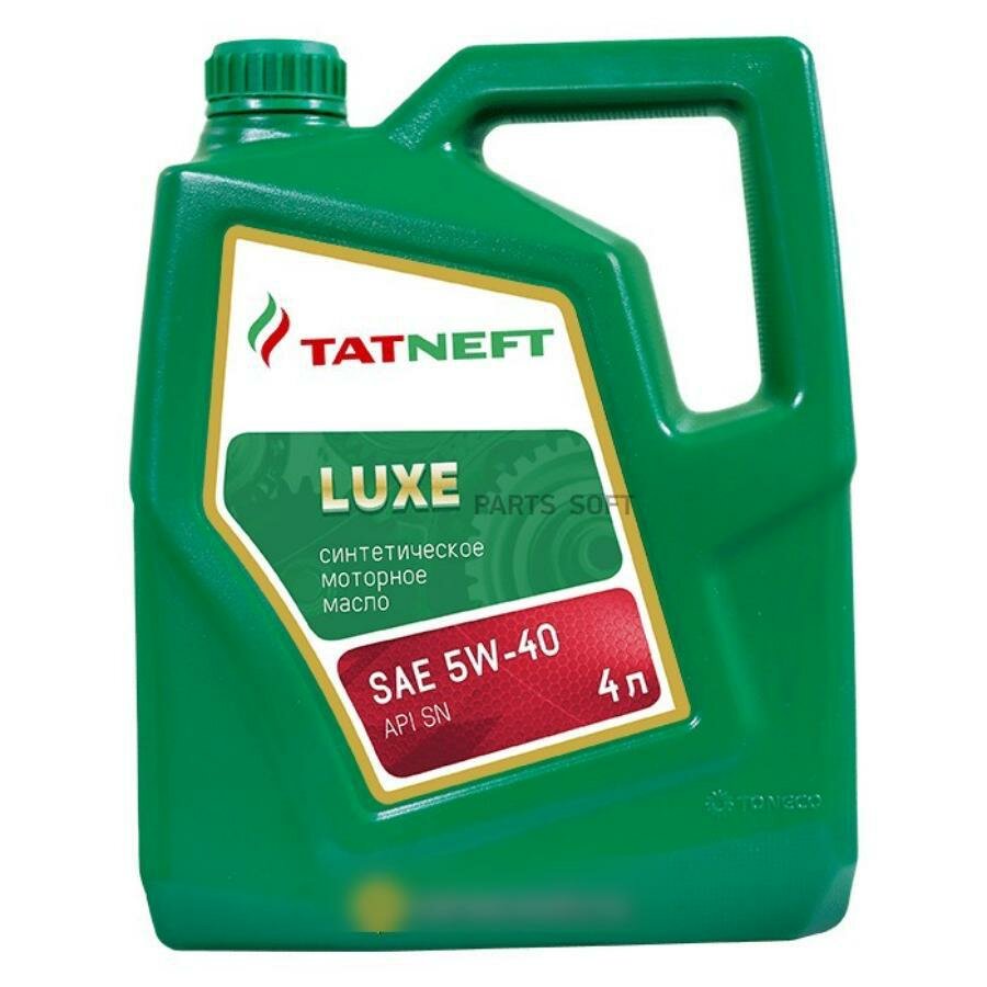 Масло моторное синтетическое Татнефть LUXE SAE 5W-40 канистра 4 л TATNEFT / арт. 4650229680833 - (1 шт)