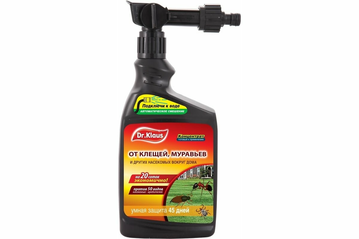 Dr.Klaus Средство от муравьев клещей и других ползающих эжектор 1л DK06230011