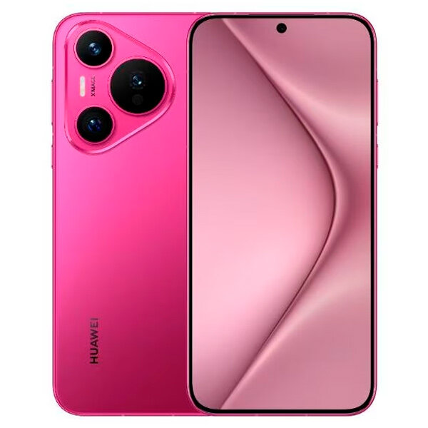 Смартфон Huawei Pura 70, Kirin 9000S, NFC, Bluetooth, GPS, камера 50Мп, розовый