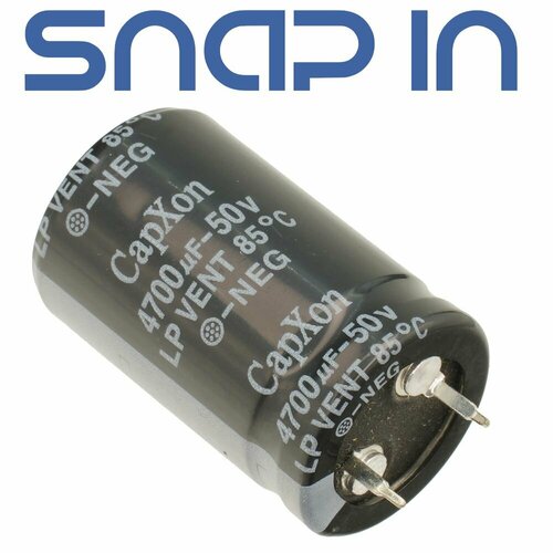 4700мкФ 50В 22x36мм Конденсатор электролитический 5шт 1488₽