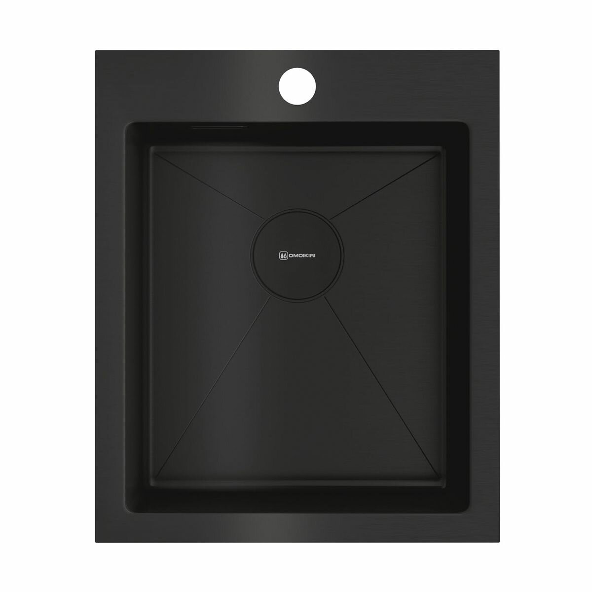 Кухонная мойка OMOIKIRI Akisame 41-GB, нержавеющая сталь/графит