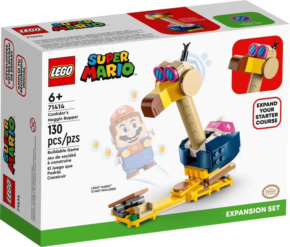 Конструктор Lego Super Mario Набор-дополнение «Конкдор Ноггин Боппер» 71414