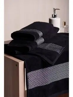 фото Полотенце махровое банное 70Х135 сиреневый 1 шт.