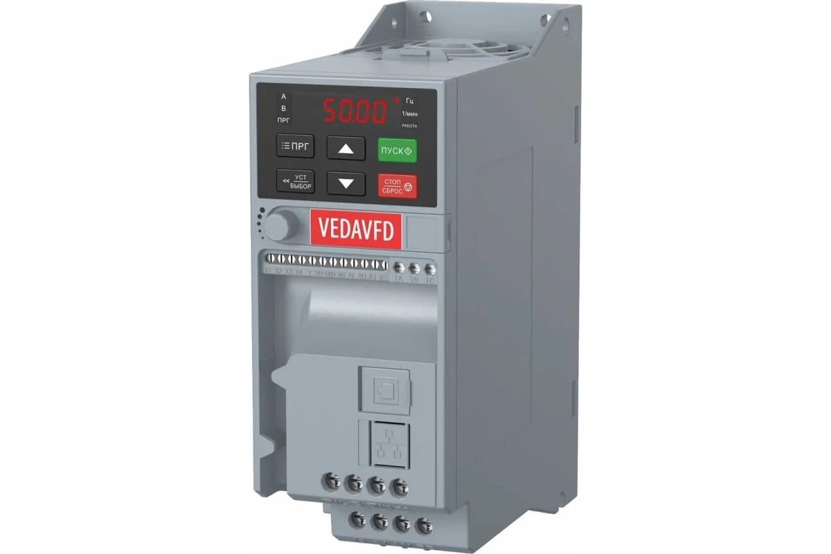 VEDA VFD Преобразователь частоты vf-51-p5k5-0013-t4-e20-b-h, 5,5квт, 380в, ip20 ABA00009