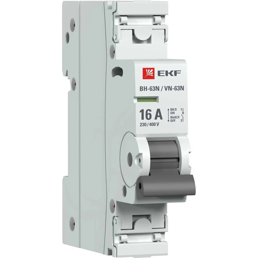 Выключатель нагрузки EKF 1P 16А ВН-63N PROxima S63116