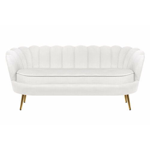 фото Прямой дизайнерский диван ракушка, pearl triple beige, бежевый mak interior