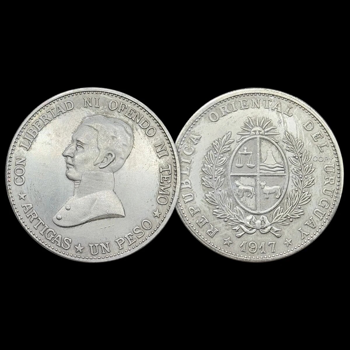 Антикварная памятная монета Уругвай 1917 года UN Peso, реплика оригинальной старой медали вызова денег, рождественский подарок для клиентов, Серебряный