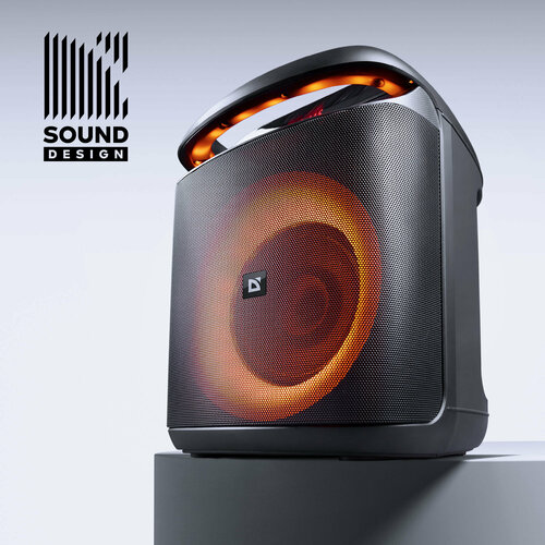 Колонка портативная музыкальная bluetooth беспроводная с блютуз Defender BOOMER 45 45 Вт bluetooth FM USB AUX Type-C 7388₽