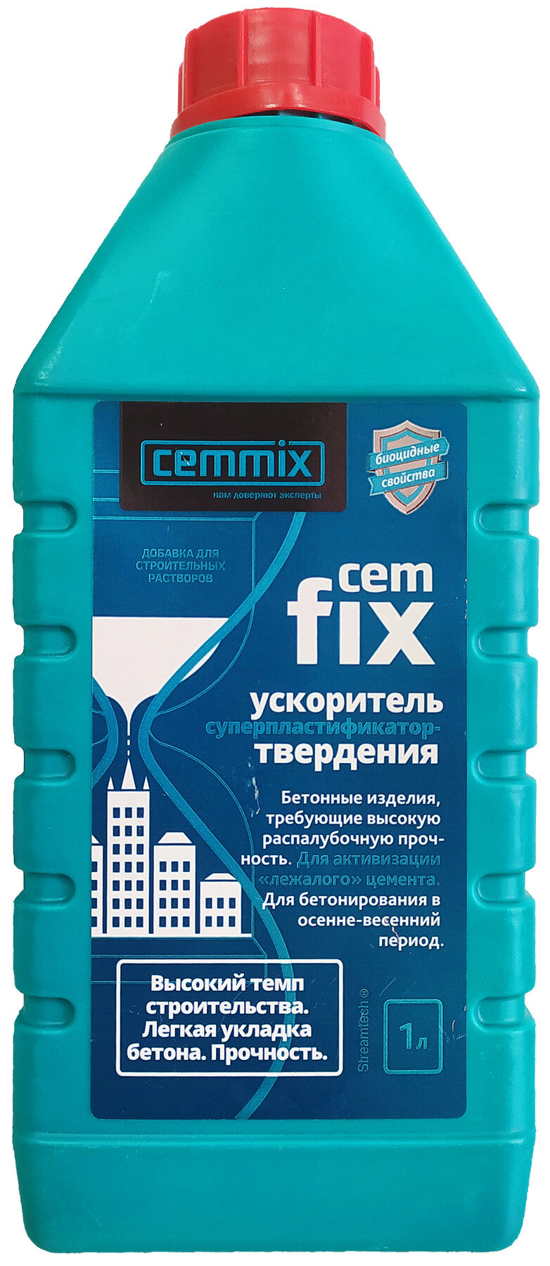 Ускоритель твердения Cemmix CemFix 1 литр