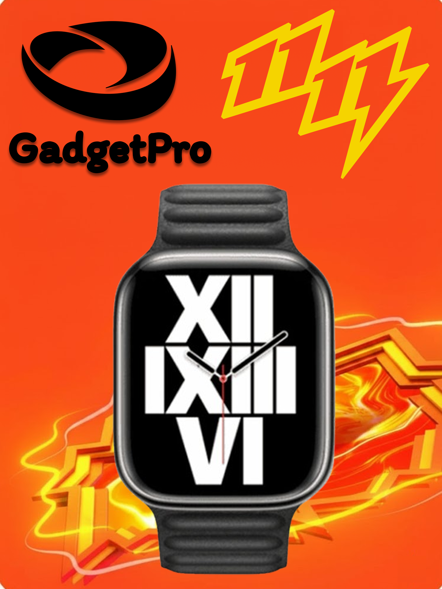 Кожаный магнитный ремешок Hoco WA23 Original для Apple Watch 38–49 мм, чёрный