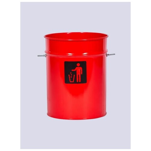 Урна красная без подставки