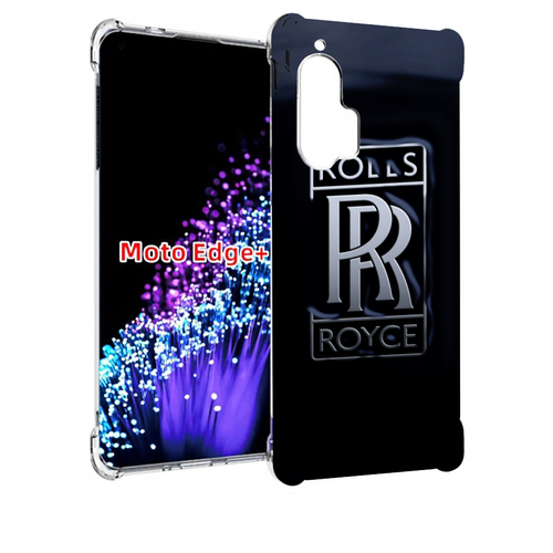 Чехол MyPads Rolls-Royce-ролс-ройс-3 мужской для Motorola Edge+ Plus задняя-панель-накладка-бампер