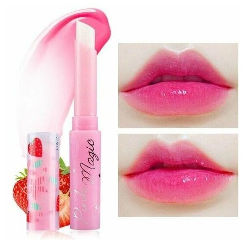 Mistine Проявляющаяся помада - бальзам для губ Pink Magic Mistine Клубничная Магия Тайланд 47 гр 380₽