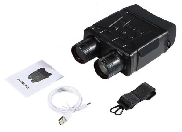 Бинокль прибор ночного видения Mike Store BNVMS-1: ЖК дисплей/ИК подсветка/карта памяти до 128 Гб/ ночная видимость до 300 м/фото/видео