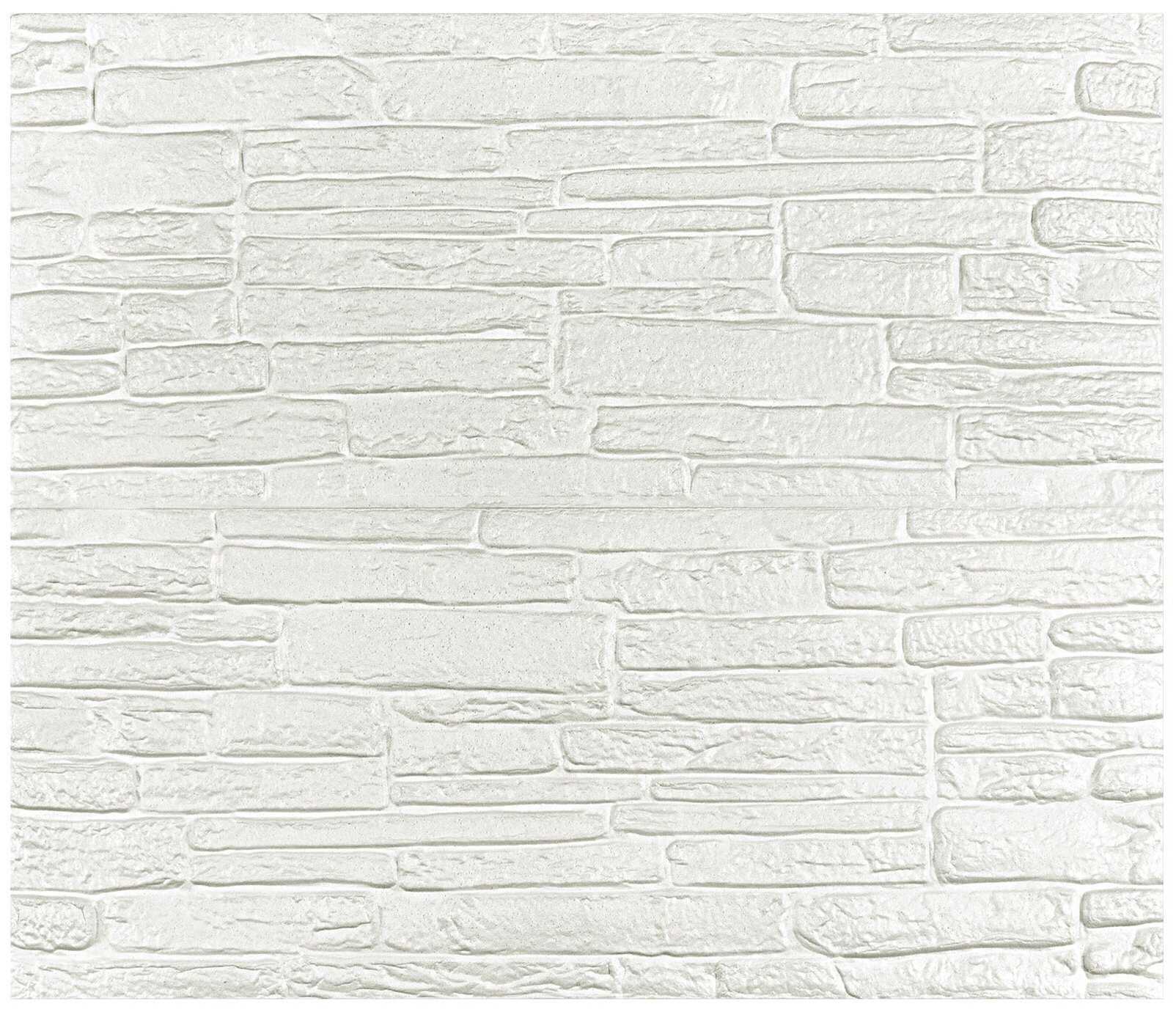 Мягкие самоклеющиеся панели для стен/обои самоклеющиеся/стеновая 3D панель LAKO DECOR/Обработанный камень Серия А, цвет Белый, 70x60см, толщина 8мм