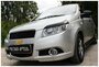 Накладки на передние фары (Реснички) Chevrolet Aveo Хэтчбек 5 дв. 2008-2012