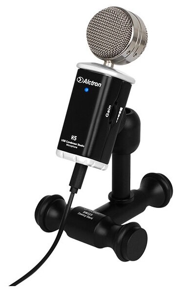 K5 Микрофон профессиональный для блоггеров, студийный, конденсаторный, USB. Alctron