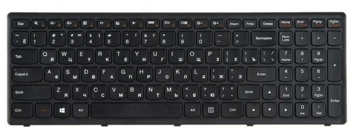 Клавиатура для ноутбука Lenovo IdeaPad Flex 15, G500S, G505A, G505G, G505S, S500, S510, Z510 (p/n: 25211091)