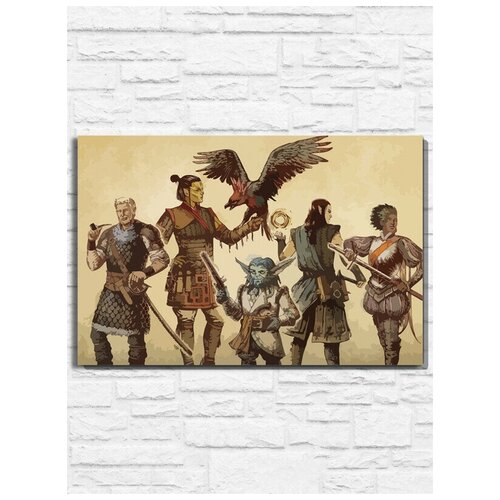 Картина по номерам на холсте игра Pillars of Eternity II Deadfire (PS, Xbox, PC, Switch) - 11068 Г 60x40 pillars of eternity ii deadfire explorers pack