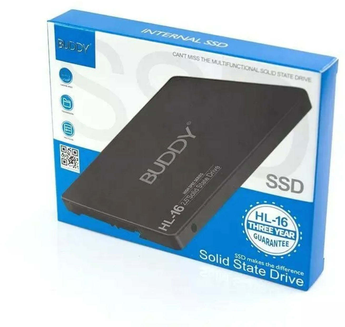 Твердотельный внутренний накопитель SSD BUDDY 512 Gb B512 SATA-III (TLC) 2.5" 6Gb/s