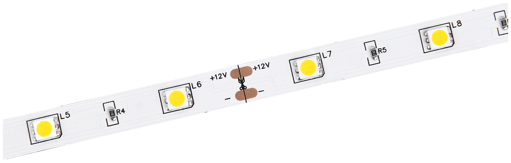 Лента LED 5м LSR-5050W30-7,2-IP20-12В, IEK LSR2-2-030-20-3-05 (1 шт.)