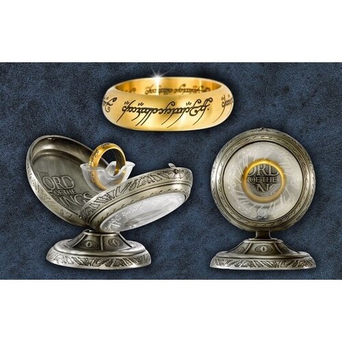 фото Кольцо the noble collection кольцо всевластия, с дисплеем, размер 18, золотой