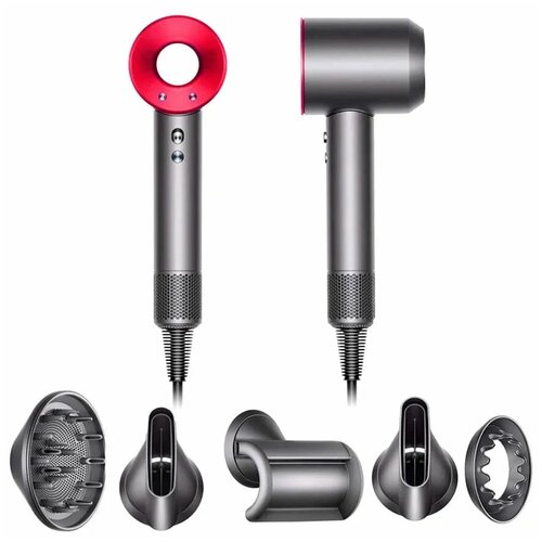 Элитный ФЕН Super Hair Dryer Elite 5 in 1 - сушка укладка ионизация магнитные накладки - всё включено 451000₽