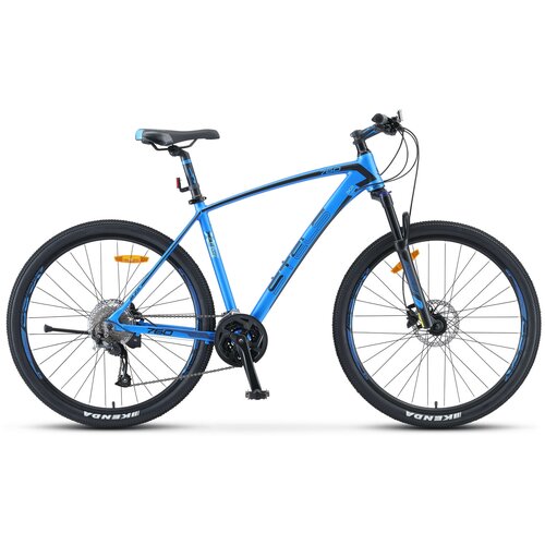 фото Горный (mtb) велосипед stels navigator 760 d 27.5" v010 (2019) рама 17.5" синий