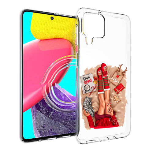 Чехол MyPads уютный-арт женский для Samsung Galaxy M53 (SM-M536) задняя-панель-накладка-бампер