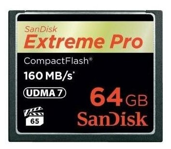 Карта памяти Compact Flash Card 64Gb Sandisk SDCFXPS-064G-X46