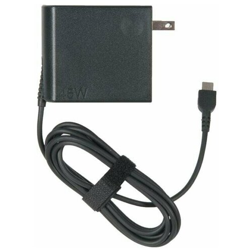 Блок питания (зарядка) ZeepDeep для ноутбука Lenovo 5V, 12V, 20V, 2.25A, 45W, Type-C power unit блок питания зарядка zeepdeep для ноутбука lenovo 20v 2 25a 45w прямоугольный с кабелем